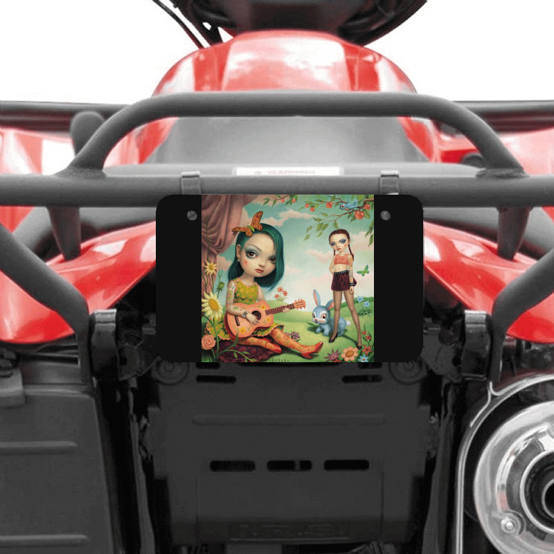 Mark Ryden - Duo Siblings Atv License Plate | Artistshot