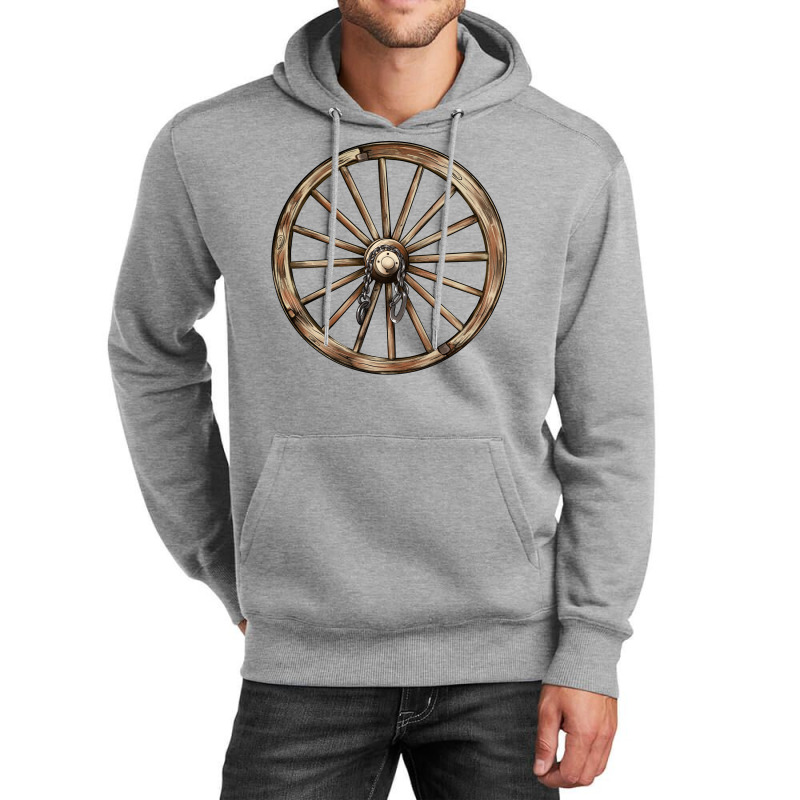 Wagon Wheel Unisex Hoodie by BarkalooDesign | Artistshot