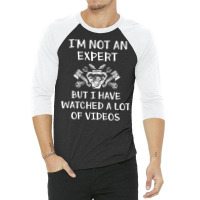 Car Block Im Not An Expert Funny Car Mechanic 80s 3/4 Sleeve Shirt | Artistshot