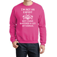 Car Block Im Not An Expert Funny Car Mechanic 80s Crewneck Sweatshirt | Artistshot