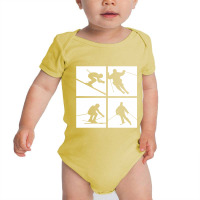 Skiing Skier Winter Sports Baby Bodysuit | Artistshot