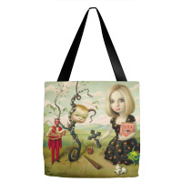 Mark Ryden - The Ghost Of Anton Chigurh Tote Bags | Artistshot