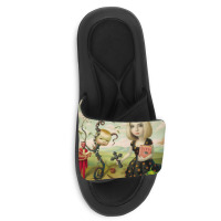 Mark Ryden - The Ghost Of Anton Chigurh Slide Sandal | Artistshot