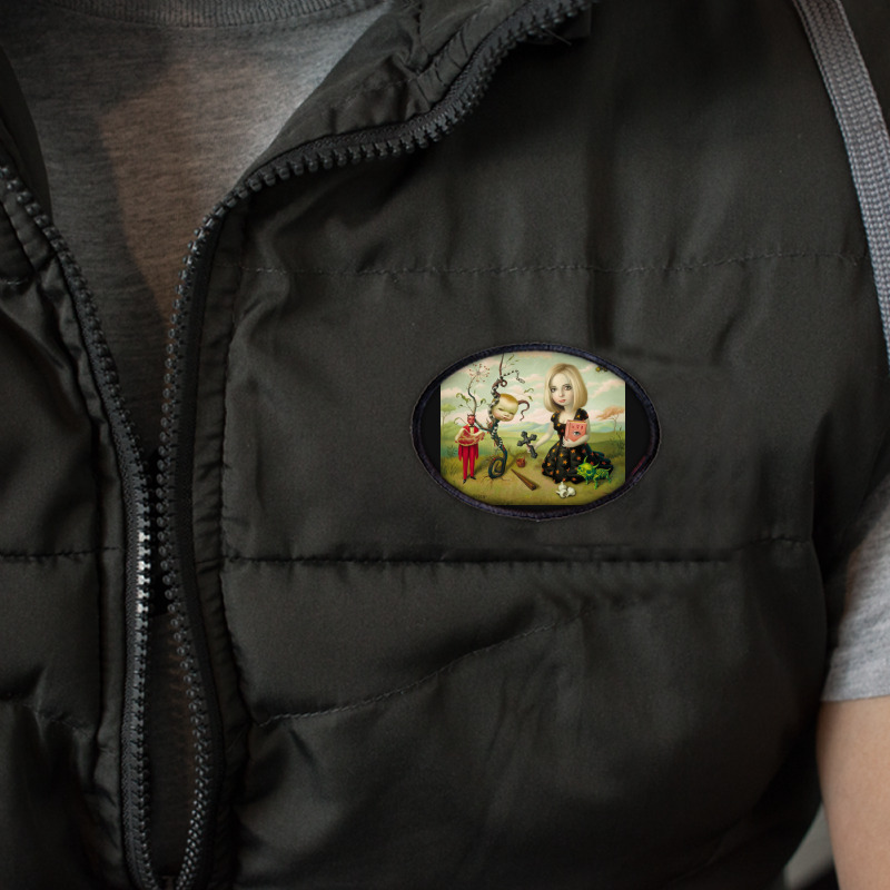 Mark Ryden - The Ghost Of Anton Chigurh Oval Patch | Artistshot