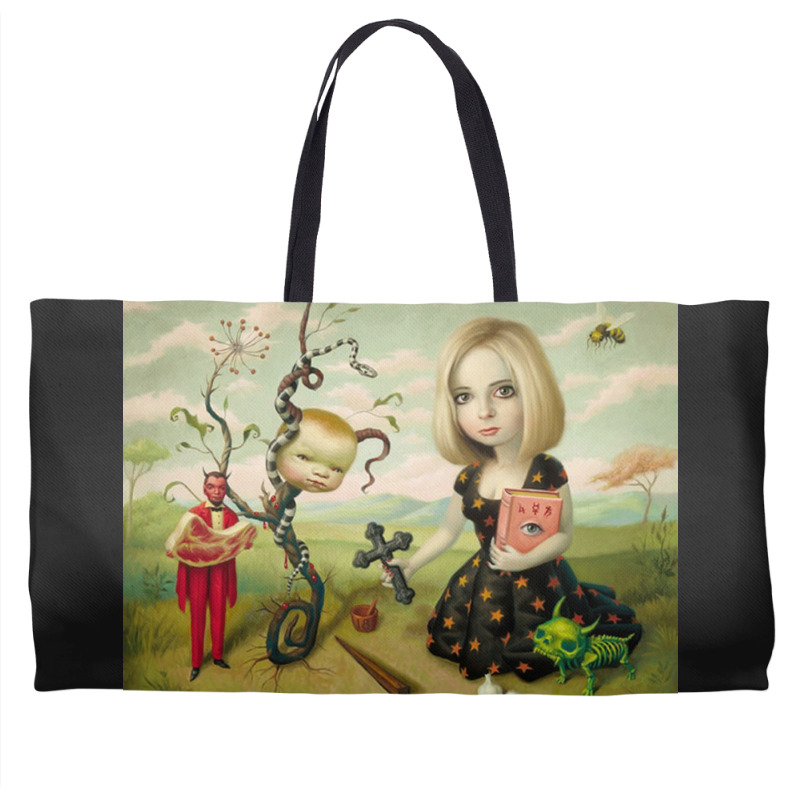 Mark Ryden - The Ghost Of Anton Chigurh Weekender Totes | Artistshot