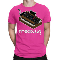 Synthesizer Cat Meow T-shirt | Artistshot