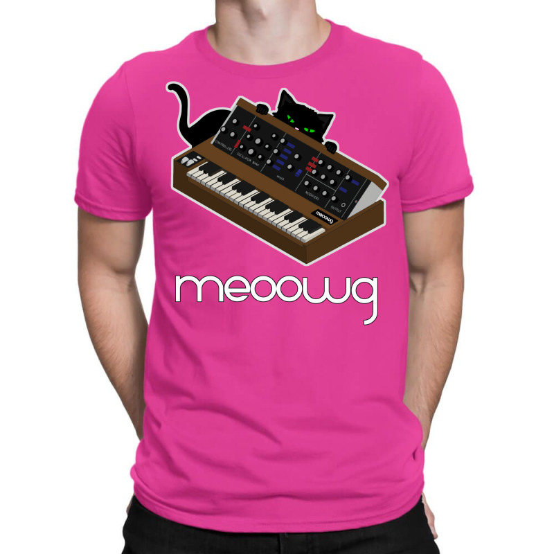 Synthesizer Cat Meow T-shirt | Artistshot