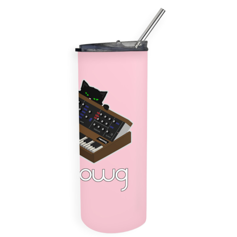 Synthesizer Cat Meow Skinny Tumbler | Artistshot