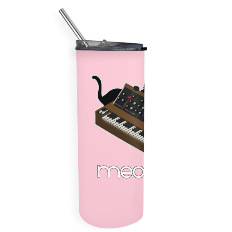 Synthesizer Cat Meow Skinny Tumbler | Artistshot