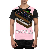 Synthesizer Cat Meow Graphic T-shirt | Artistshot