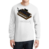 Synthesizer Cat Meow Long Sleeve Shirts | Artistshot