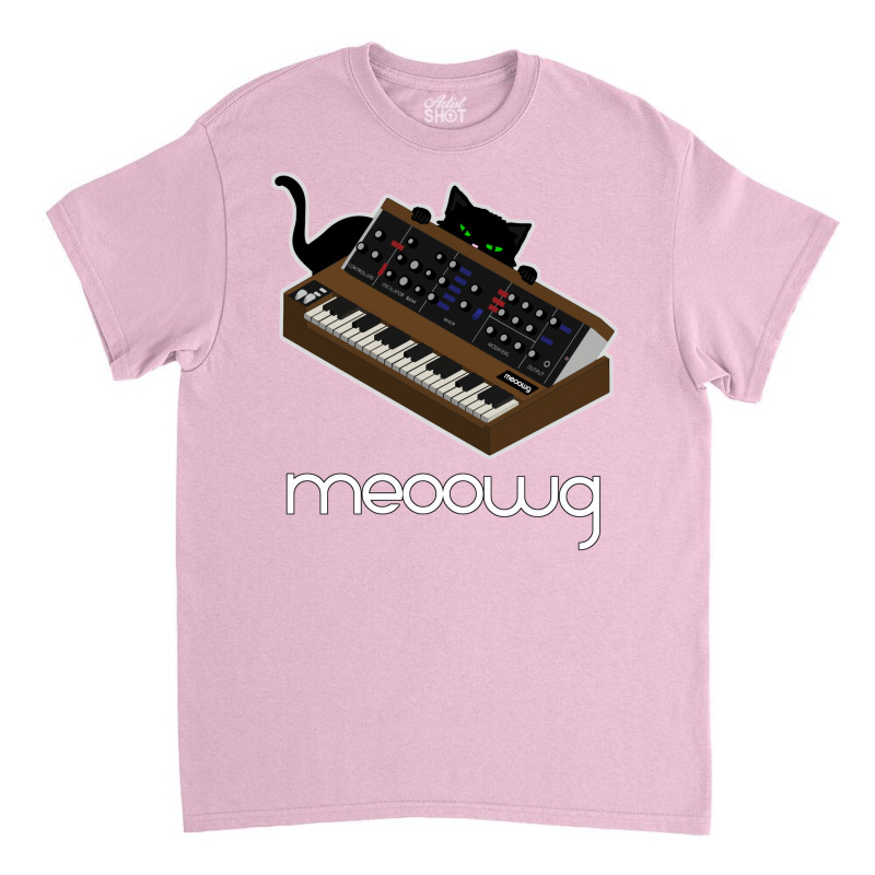 Synthesizer Cat Meow Classic T-shirt | Artistshot