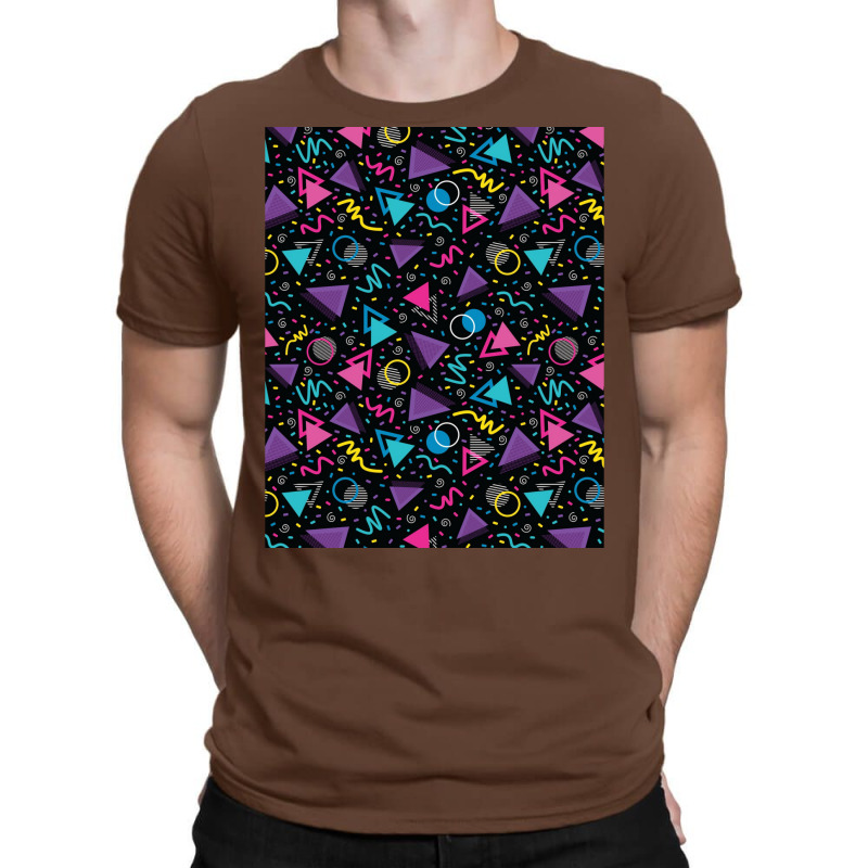 Neon Retro 90s Sprinkle Pattern T-shirt | Artistshot