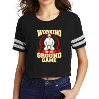 Funny Cool Ground Game Fighter Judo Skull Fight Sp Scorecard Crop Tee | Artistshot