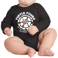 Turtle Power Company Long Sleeve Baby Bodysuit | Artistshot