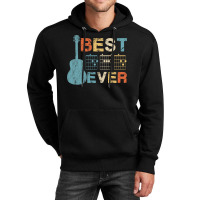 Best Dad Ever Guitar Chords Musician Funny Fathers Unisex Hoodie | Artistshot