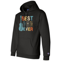 Best Dad Ever Guitar Chords Musician Funny Fathers Champion Hoodie | Artistshot