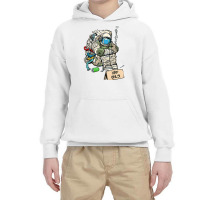 Cryptocurrency Talk   Astronaut Hodler Begging For Youth Hoodie | Artistshot