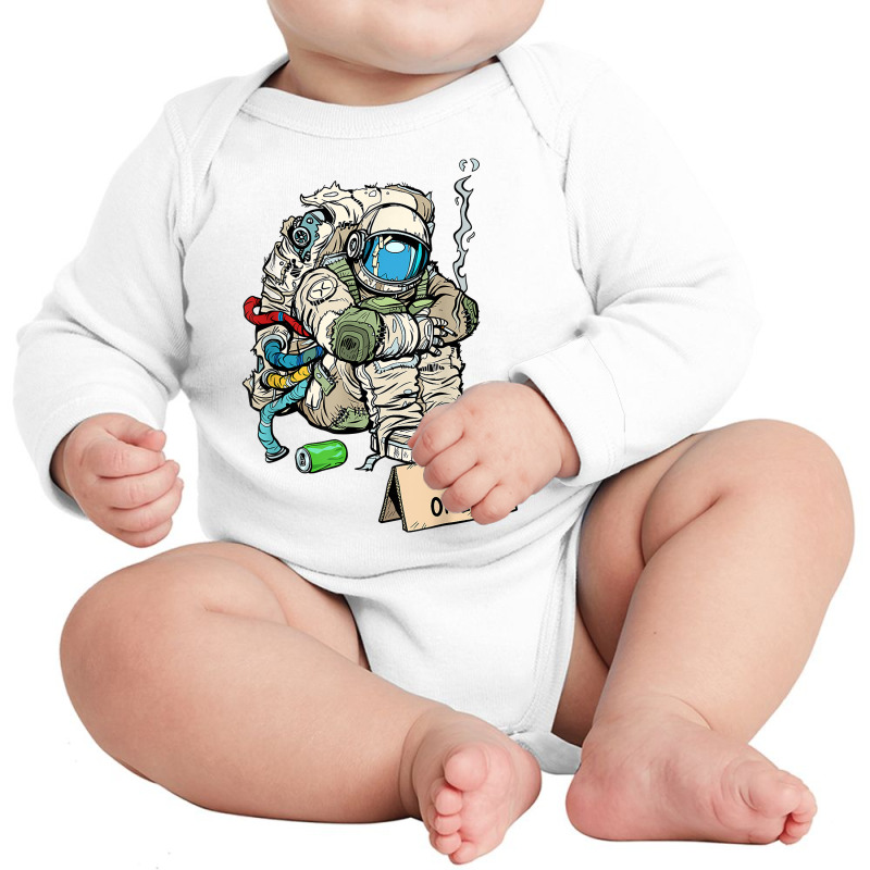 Cryptocurrency Talk   Astronaut Hodler Begging For Long Sleeve Baby Bodysuit | Artistshot