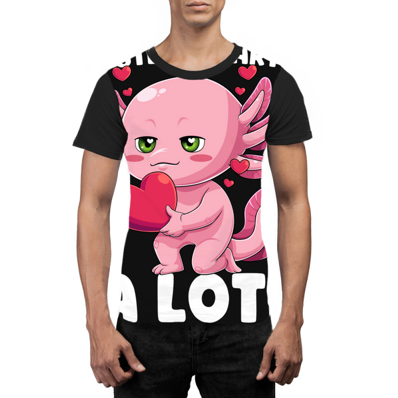 I Steal Hearts Axolotl Valentines Day Mexican Sala Graphic T-shirt | Artistshot