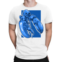 Funny Jumpscare Lobster Meme Blue Crustacean Pullo T-shirt | Artistshot