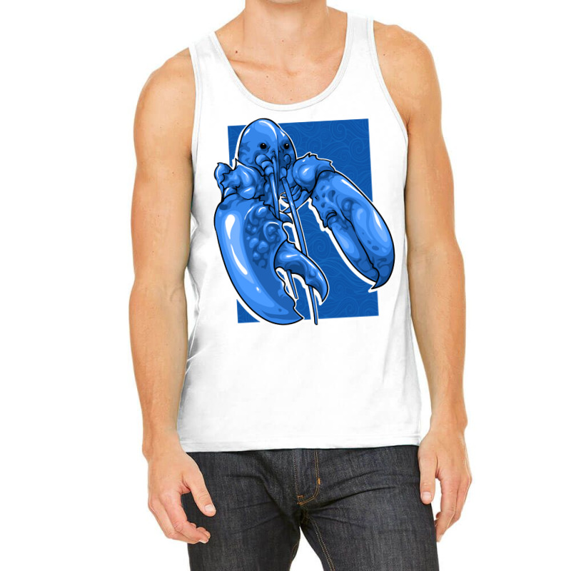 Funny Jumpscare Lobster Meme Blue Crustacean Pullo Tank Top | Artistshot