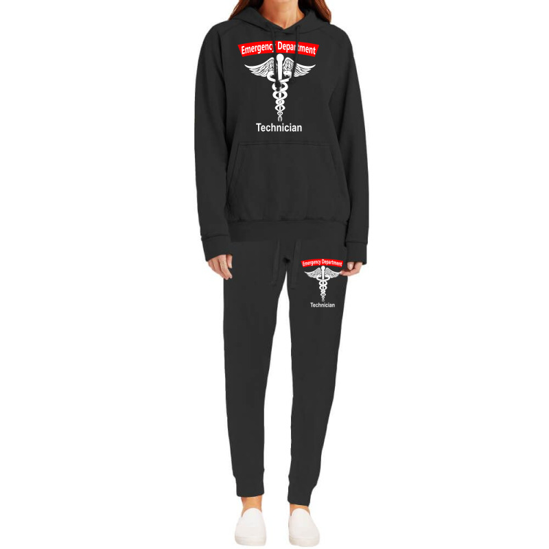 Emergency Department Technician Ed Tech Medical Ca Hoodie & Jogger Set | Artistshot