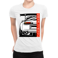 Japanese Domestic Market Tuning Retro 90s Car Lege Ladies Fitted T-shirt | Artistshot