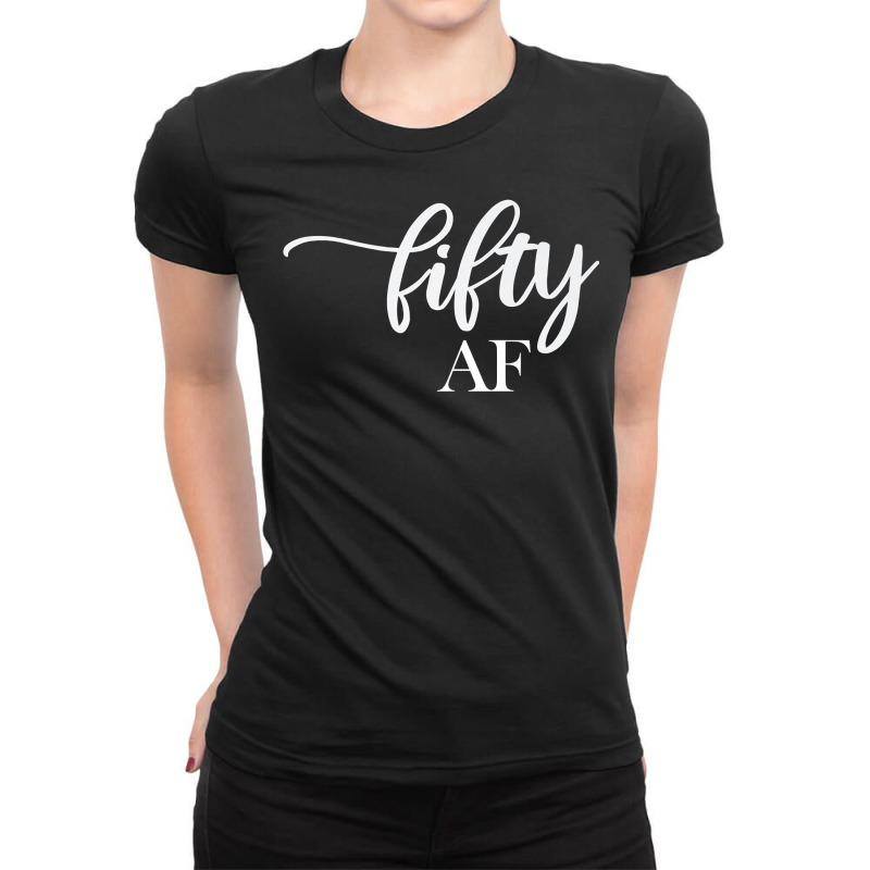 Fifty 50 Af Novelty T Shirt Premium T Shirt Ladies Fitted T-Shirt by arzaba | Artistshot