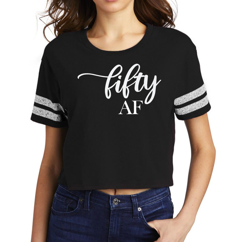 Fifty 50 Af Novelty T Shirt Premium T Shirt Scorecard Crop Tee by arzaba | Artistshot