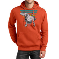 Vintage Axolotl Questions Girl Unisex Hoodie | Artistshot