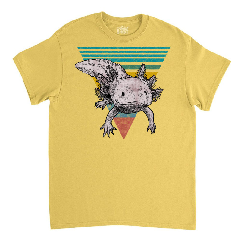 Vintage Axolotl Questions Girl Classic T-shirt | Artistshot