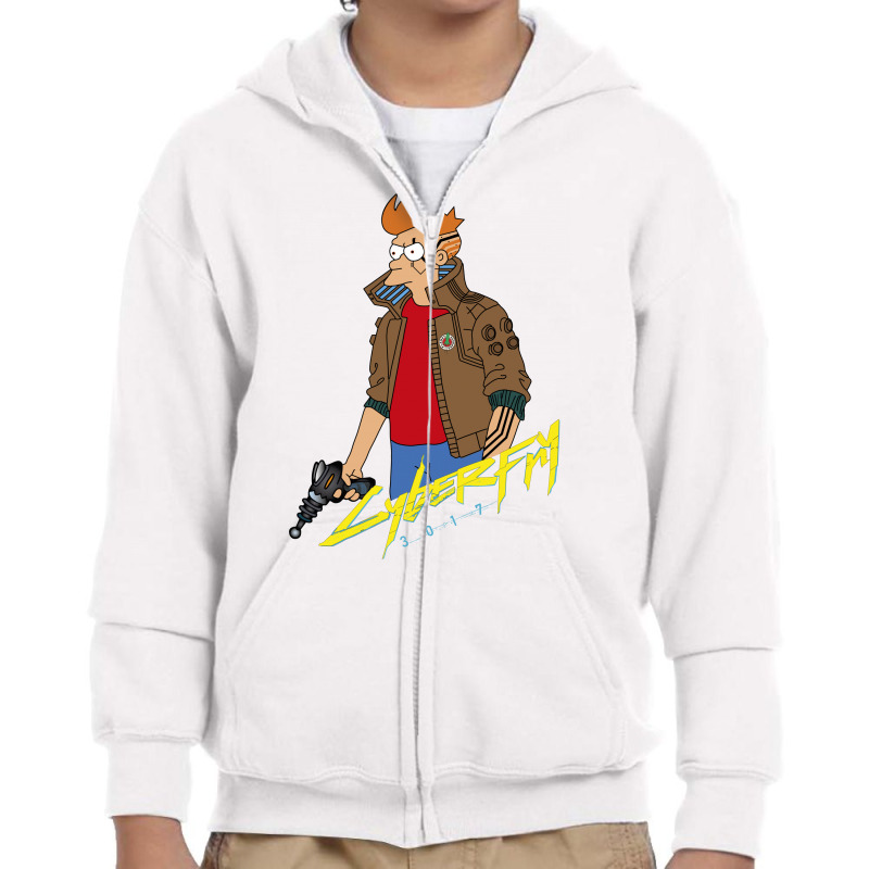 Cyberfry Youth Zipper Hoodie by fr47 | Artistshot