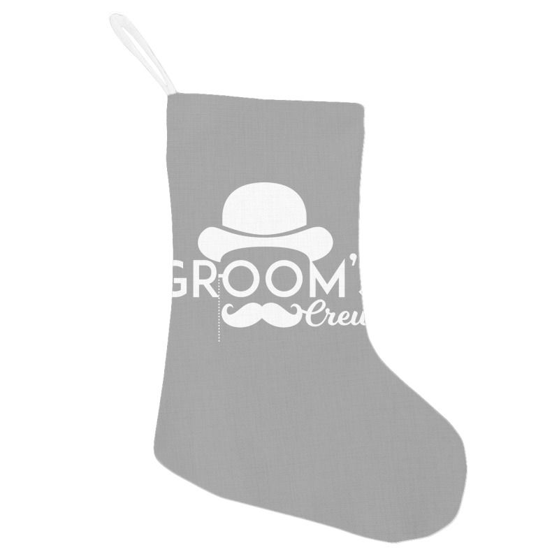 Bachelor Party Grooms Crew  Red Holiday Stocking | Artistshot