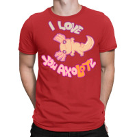 I Love You Axolotl Gold Mud Puppy Tshirt Aesthetic T-shirt | Artistshot