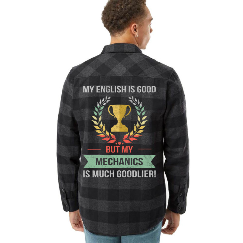 Funny Mechanics School Or College Subject Design S Flannel Shirt | Artistshot