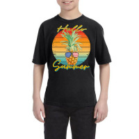 Hello Summer Pineapple T  Shirthello Summer Pineapple T  Shirt (1) Youth Tee | Artistshot