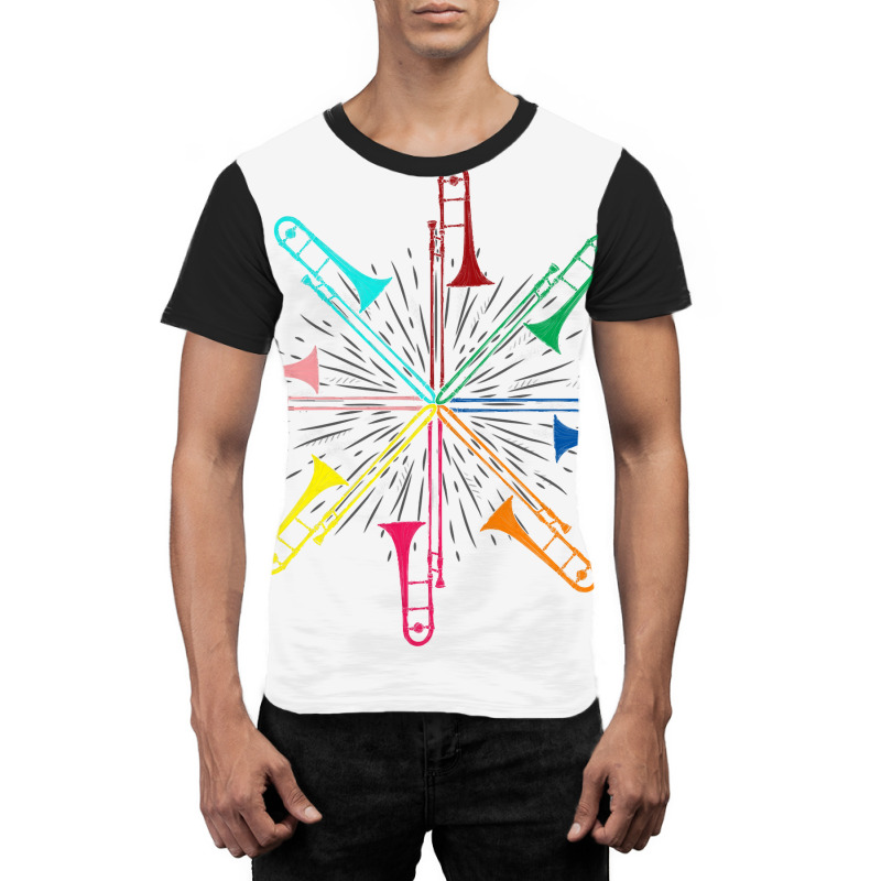 Music Gift Musician Musical Instrument Trombonist Graphic T-shirt by terrilyn | Artistshot