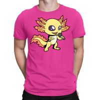 Singing Amphibian With Microphone Axolotl T-shirt | Artistshot