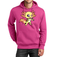 Singing Amphibian With Microphone Axolotl Unisex Hoodie | Artistshot