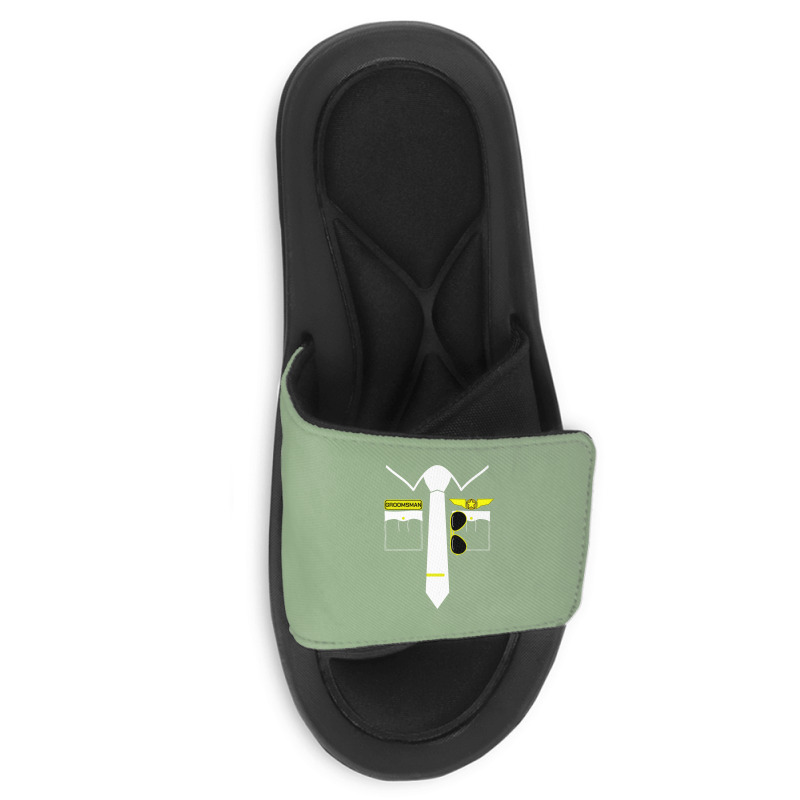 Bachelor Party Groom Stag Night Pilot Dress Humor Slide Sandal | Artistshot