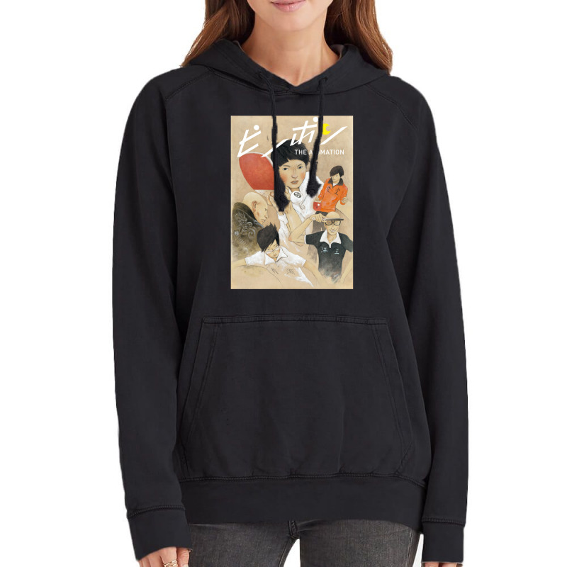 Ping Pong The Animation Anime Vintage Hoodie by xaahiradada3 | Artistshot