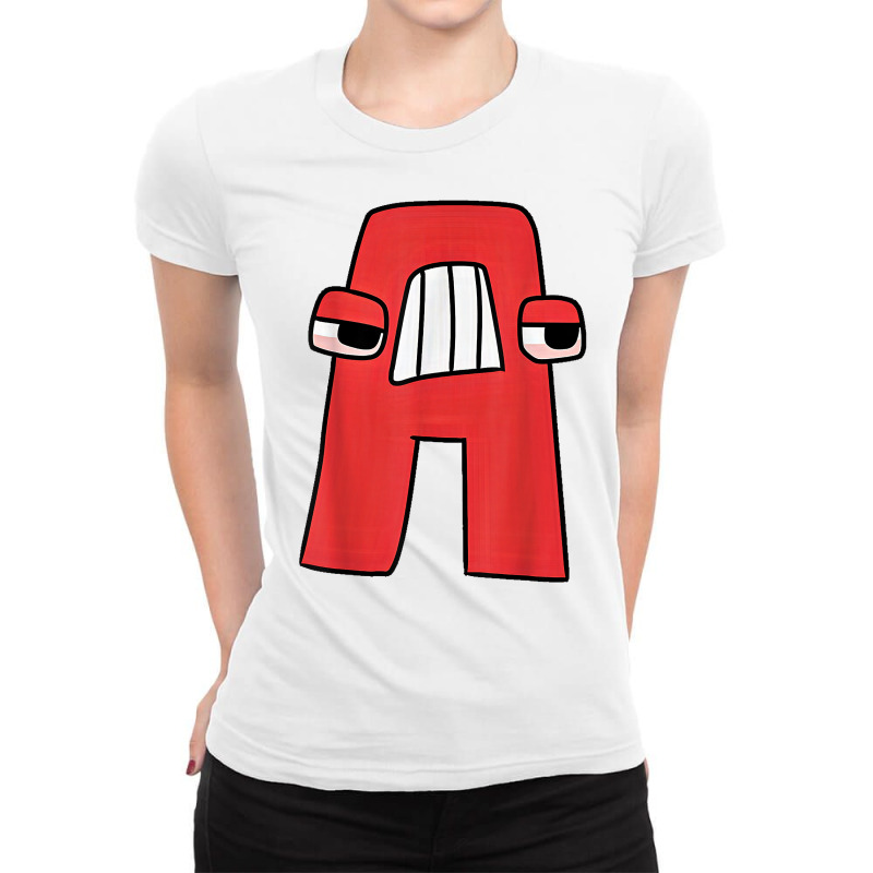 Emotion Letter A Alphabet Lore T Shirt Ladies Fitted T-Shirt by hended | Artistshot