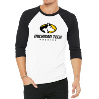 Michigan Tech Huskies 3/4 Sleeve Shirt | Artistshot