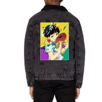 Ping Pong The Animation Anime 4 Unisex Sherpa-lined Denim Jacket | Artistshot