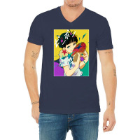 Ping Pong The Animation Anime 4 V-neck Tee | Artistshot