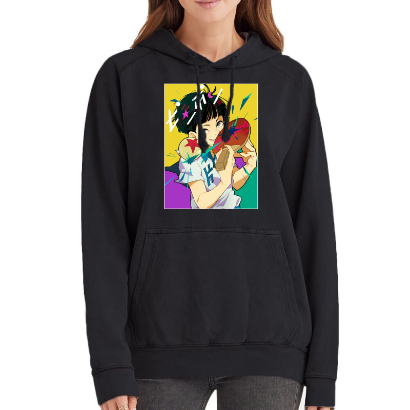 Ping Pong The Animation Anime 4 Vintage Hoodie by xaahiradada3 | Artistshot