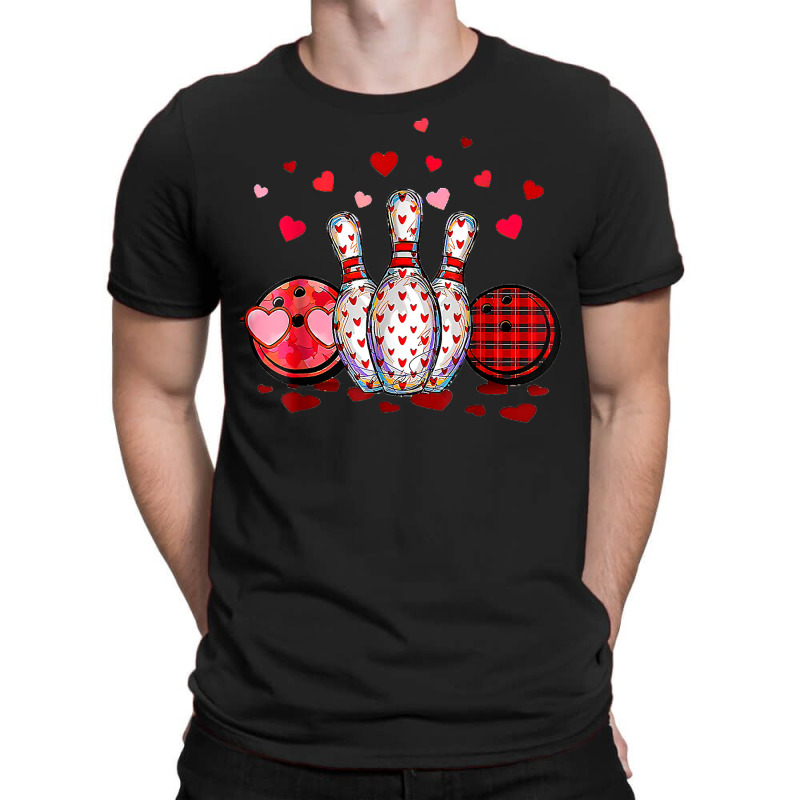 Buffalo Plaid Red Bowling Gnome Christmas Valentin T-shirt | Artistshot