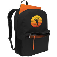 Ballerina Ballet Dancer Sunset Ballet Retro Sunset Backpack | Artistshot