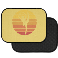 Ballerina Ballet Dancer Sunset Ballet Retro Sunset Rear Car Mat | Artistshot